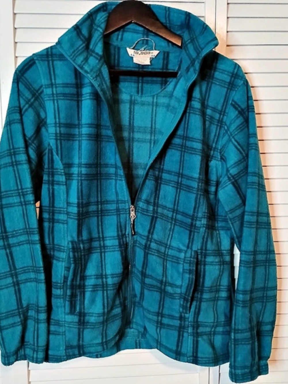 ZeroXposur Women's Plaid Fleece Jacket Size Large
